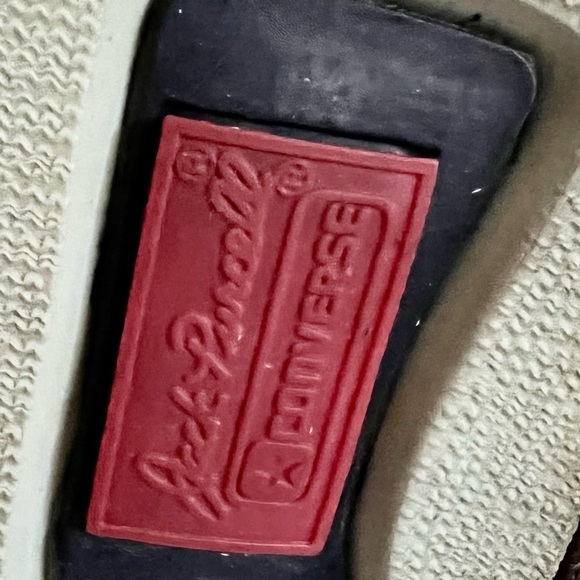 Jack Purcell Converse Leather Sneakers with straps US size 8 Gold Brown - Picture 13 of 15